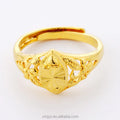 Wholesale Gold Sand Gold Ring Open Ring Female Brass Gold Plated Female Ring