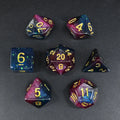 Various Colors Polyhedral Dungeons and Dragons Chameleon Iridescent Glitter Dice for DND Player