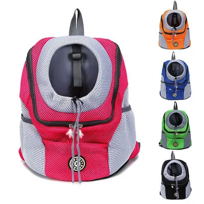 Double Shoulder Portable Breathable Pet Travel Backpack Pet Dog Outdoor Carrier Bag