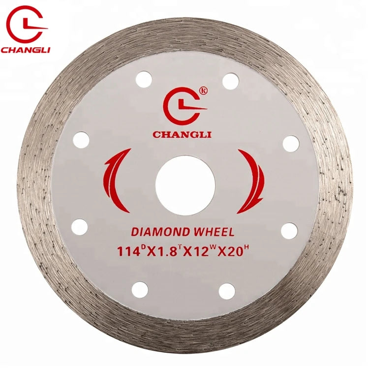 Industrial OEM Nitride Hot Press 114mm Diamond Saw Blades for Cutting and Grinding Granite Stone Changli Brand 3-Year Warranty