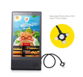 Android 11 with Type C Charging Cable Advertising Display Big Battery Restaurant Call System for Hotel Restaurant Supplies