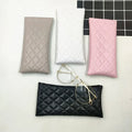 18*9 cm Custom OEM/ODM Top Quality Portable Sunglass Pouch Soft PU Leather Glasses Organizer Pouch Sunglasses Bags