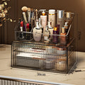 Desktop Cosmetic Organizer Plastic Makeup Storage Box with Convenient Desktop Design