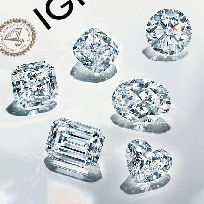Wholesale Best Price IGI Certificate 0.3-6ct Loose VVS CVD Diamond Excellent Cut Loose Round Shaped Lab Grown Diamonds