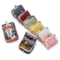 2026 Genuine Leather Mini Coin Purse Solid Color Storage Pouch Casual Style Small Jewelry Bag for Women