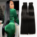 Unprocessed Virgin Cuticle Aligned Human Hair Bundles Natural Color 15a Grade Double Drawn Raw Cambodian Hair Extensions
