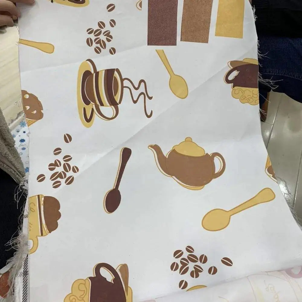 Factory Supply Low Moq Printed Kitchen Curtain Fabrics