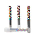 3 Flute Colorful Coated Carbide End Mill for Aluminum