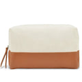 OEM Logo Custom Cotton Canvas Pouch Toiletry Travel Makeup Cosmetic Bag