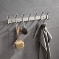 Modern 304 Stainless Steel Wall Mount Hook Rail for Bathroom & Kitchen Hat Clothes Robe Coat Hanger Rack