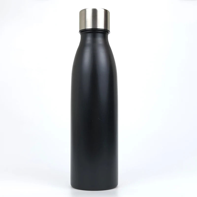 Double Wall Cola Shape Vacuum Flask Insulated Bottle Food Grade Stainless Steel Water Bottle Aguamanos