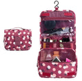 Wholesale Ladies Travel Makeup Bag Portable Cosmetic Storage Toiletry Makeup Brushes Bag Printed Hanging Cosmetic Bag for Women