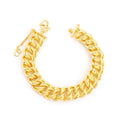 JXX JSL-Z142-8N New Men's Frosted 25mm Wide Bracelet 24k Gold Plated Thai Bracelet Ladies Bracelet Luxury Twist Jewelry