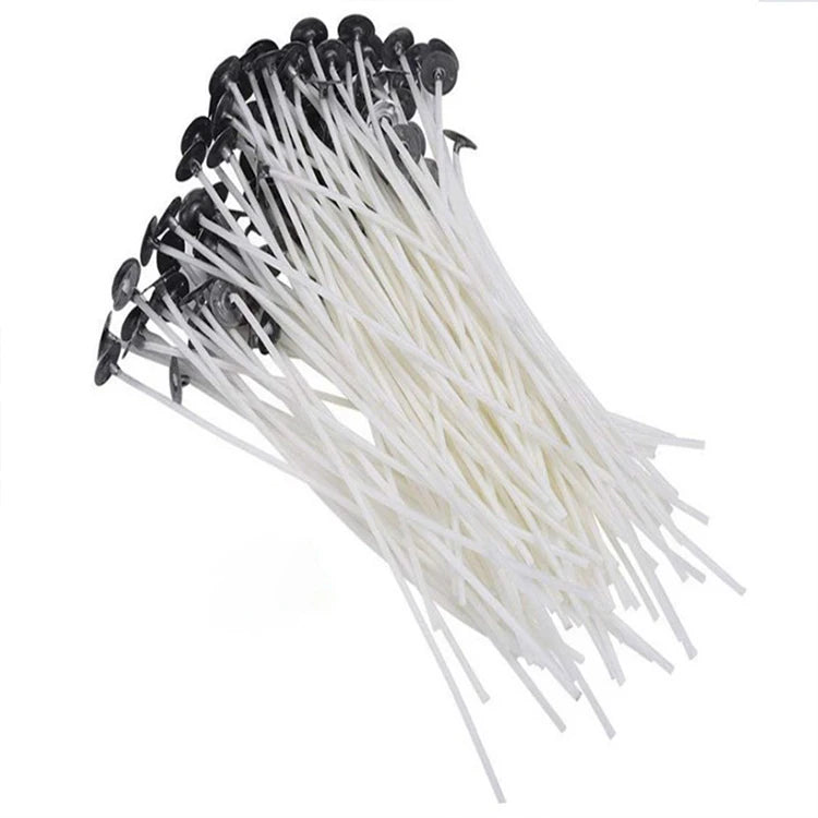 Wholesale Smokeless Cotton Wire Core and Holder Cotton Candle Wick Set for Candle Making