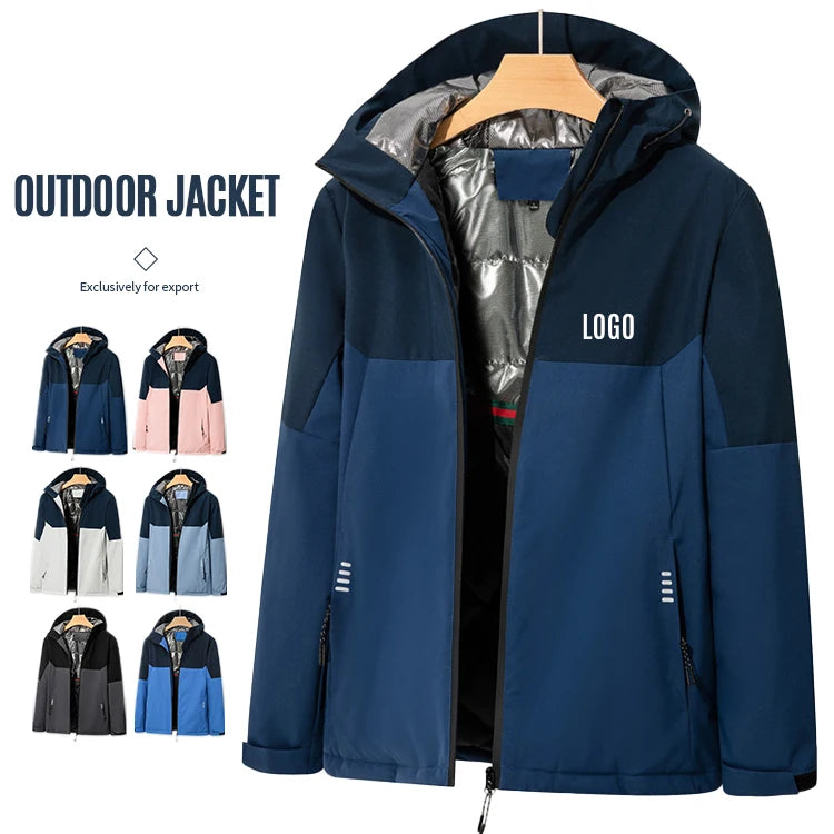 Newest Fashion Custom Logo Men's Winter Work Wear Soft Shell Waterproof Polar Fleece Soft Shell Jacket