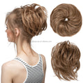 Wholesale Natural Fluffy Curly Bun Chignon Messy Updo Synthetic Hair with Rubber Band Attachment for Weddings
