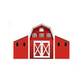 Custom 3*5ft 5*8ft Background Cover Birthday Wedding Party Stage Decoration Red Farm House Birthday Backdrop Covers