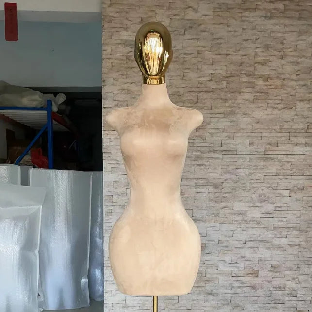 China Clothing Display Stand Female Fabric Big Bust Dress Mannequin Woman Slim Waist Dress Form Mannequin