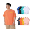 RNSHANGER Custom 260Gsm 100% Cotton Short Sleeve T-Shirt Custom Order Choice Yourself Unisex O-Neck Men Top Tees Plus Size S-3XL
