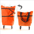 Premium OEM Twinkle Female Tote Large-capacity Grocery Bag Portable Folding Shopping Cart Household Trolley With Custom Logo