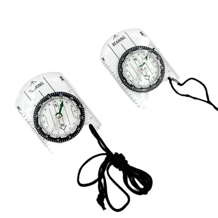 JOHOLD Professional Multi-Functional Compass North Compass with Map Scale Ruler for Climbing Outdoor Activities