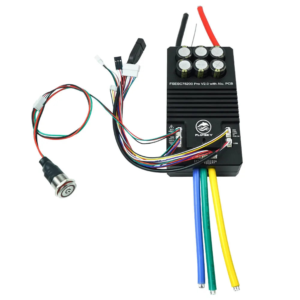 Flipsky 75200 Pro V2.0 With Power Button Based on VESC for Fighting Robot Surfboard Robot