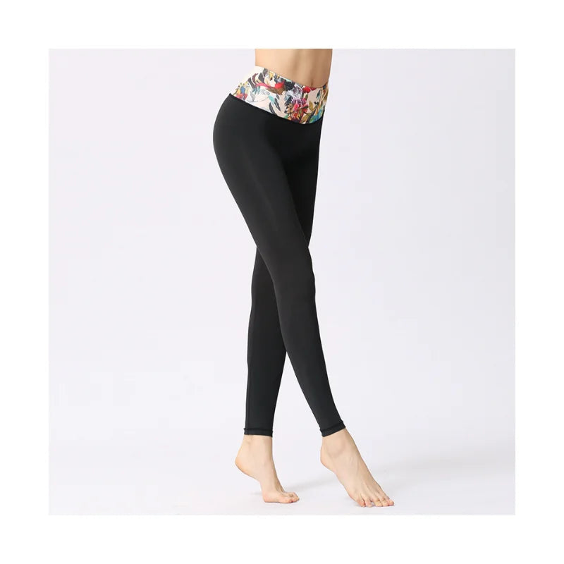 High Waist Push-Up Seamless Breathable Polyester Sport Leggings for Women Yoga Gym Workout Running Pants
