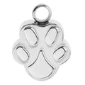 Pet Paw Print Classic Children's Stainless Steel Memorial Cremation Urn Pendant Necklace for Dog & Cat Ashes