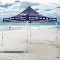 Custom Logo Printed Outdoor  Advertising Trade Show Aluminum Hexagon Waterproof Foldable 10x10 Quick Folding Canopy  Tent
