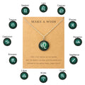 Zodiac Signs Capricorn Aquarius Pisces Aries Taurus Gemini Cancer Leo Virgo Libra Scorpio Sagittarius Mens Girls Women Necklaces