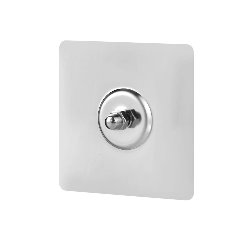 Wholesale Acrylic Hangers Stainless Steel Adhesive Wall Screw Nut Bolt Hanging Hook Double Bathroom Living Room Cleaning Pot