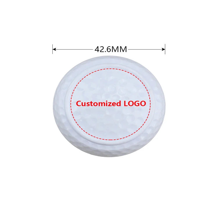 Golf Flat Ball Golf Two-layer Putter Practice Ball Golf Flat Ball Putter Special Can Print LOGO