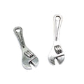Antique Silver Color Wrench Charms Jewelry Creative Charm for Necklace DIY Jewelry Making