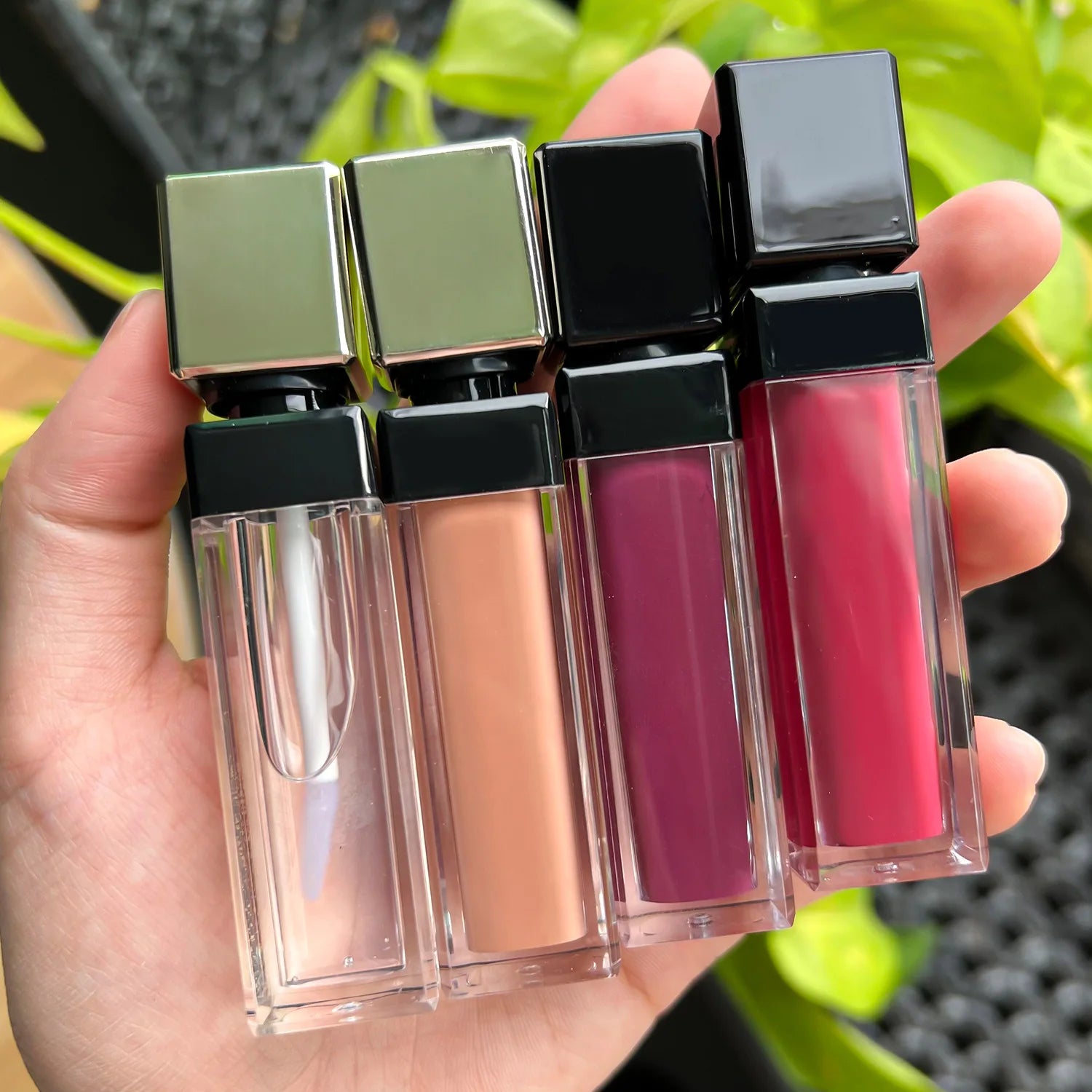 Wholesale Matte Lip Gloss Custom Glitter Lip Gloss with Custom Logo Vegan Mineral Liquid Makeup Long Lasting Private Label