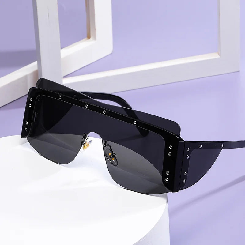 2022 Hot Sell Square Frame Oversized Sunglasses Fashion Custom Logo Women Big Luxury Trendy Wholesale Sunglasses