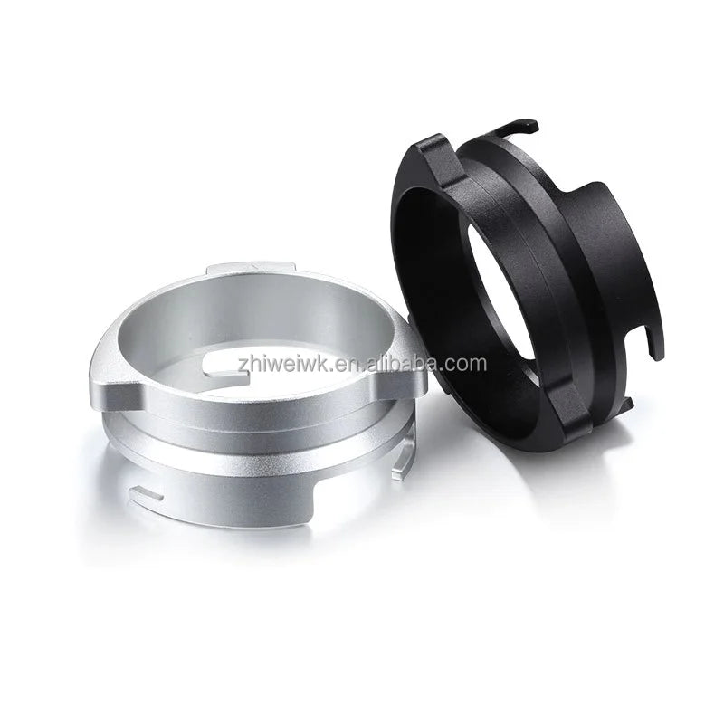 Espresso Barista Anodized Aluminum Dosing Funnel Hands-Free Dosing Funnel Compatible with 54mm Barista Portafilters