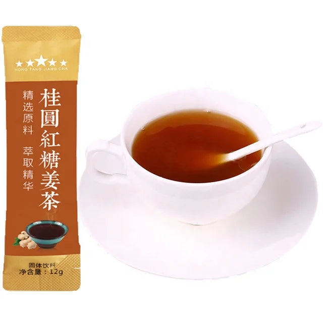 Chinese Natural Herbal Brown Sugar Longan Super Instant Detox Tea Bag Honey Warm Uterus Flavor Women 120g 4A Grade Powder