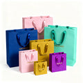 Custom Eco-Friendly Paper Bags for Clothes Shoes Use Flexo Printing Embossed Surface Packaging Packing
