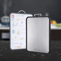 Double Sided Rectangular Chopping Board Stainless Steel Plastic Composite Multiple for Home Small Sustainable Chopping Blocks