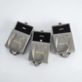 8x8x3cm  Luxury Sliding Handle Grey Paper Cardboard Gift Packaging Bracelet Drawer Jewelry Box Necklace Earrings Storage Holder