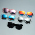 Luxury Retro Square Frame Sunglasses for Men and Women Jelly Color with Custom Logo UV Protection Polarized Plastic Frame