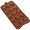 Wholesale Hot Sale OEM Wholesale 15 Cavity Food Grade 3D Tulip Shape Cartoon Chocolate Mould Silicone Baking Molds Kids MegaBDM