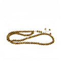 Factory Directly Sale K9 Crystal Material Best Quality Muslim 108  Prayer Bead Crystal Rosary Necklace 99pcs Glass Prayer Beads