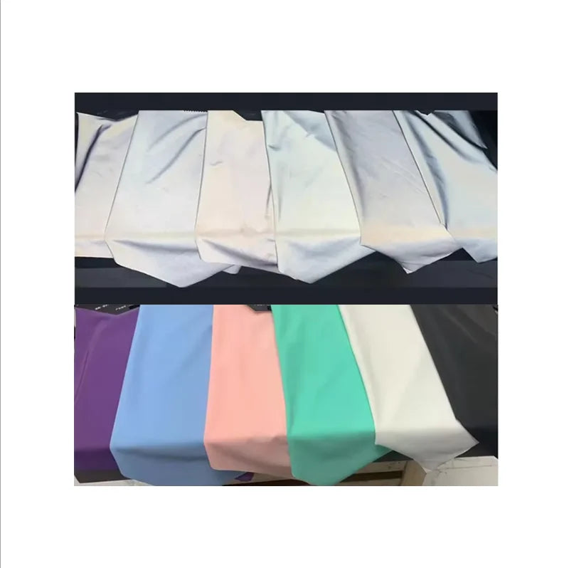 High Visibility Durable Soft Polyester Spandex Stretch Elastic Color Reflective Knit Fabric for Unique Swimwear Garment Clothing