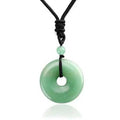 HZ stones and crystals China Wholesale Price natural Pendant green aventurine Jewelry Pendant For Round Shape Folk Crafts