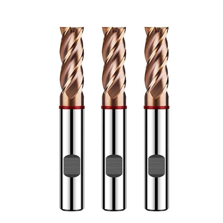 New Design Weldon Shank TiAlN Coating Fresas HRC55 Solid Carbide Square End Mill Router Bit