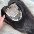 Fast Deliver Silk Base Topper European Human Hair Double Drawn Jewish Kosher Topper 6x7' 7x8' Silk Base Toupee for Women