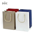 DOC  Factory NEW Printing Jewelry Gift Packaging Bags Custom Logo Color with Silk Handle Recycle Shopping Printed Paper Bag