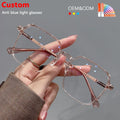 Wholesale Unisex Large Fashion Optical Frames Custom Logo PC Glasses Anti Blue Light Blocking Design Newest Unisex Large Frames