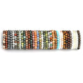 Hot Selling Jewelry Elastic Healing Stone Bead Gem Personalised Stone Bracelets Men and Women
